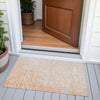 Piper Looms Chantille Swirls ACN2107 Orange Machine Washable Area Rug Scatter Outdoor Lifestyle Image Feature
