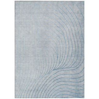 Piper Looms Chantille Swirls ACN2107 Sky Machine Washable Area Rug main image