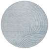 Piper Looms Chantille Swirls ACN2107 Sky Machine Washable Area Rug Round Main Image