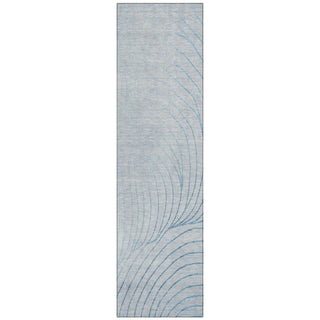 Piper Looms Chantille Swirls ACN2107 Sky Machine Washable Area Rug Runner Main Image