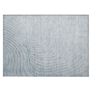 Piper Looms Chantille Swirls ACN2107 Sky Machine Washable Area Rug Scatter Main Image