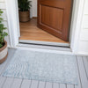 Piper Looms Chantille Swirls ACN2107 Sky Machine Washable Area Rug Scatter Outdoor Lifestyle Image Feature