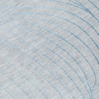 Piper Looms Chantille Swirls ACN2107 Sky Machine Washable Area Rug Swatch Image