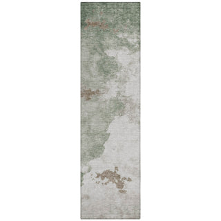 Piper Looms Chantille Abstract ACN2108 Aloe Machine Washable Area Rug Runner Main Image
