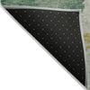 Piper Looms Chantille Abstract ACN2108 Emerald Machine Washable Area Rug Backing Image