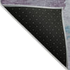Piper Looms Chantille Abstract ACN2108 Lavender Machine Washable Area Rug Backing Image