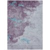 Piper Looms Chantille Abstract ACN2108 Lavender Machine Washable Area Rug main image