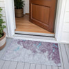 Piper Looms Chantille Abstract ACN2108 Lavender Machine Washable Area Rug Scatter Outdoor Lifestyle Image Feature