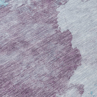 Piper Looms Chantille Abstract ACN2108 Lavender Machine Washable Area Rug Swatch Image