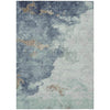 Piper Looms Chantille Abstract ACN2108 Seafoam Machine Washable Area Rug main image