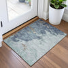 Piper Looms Chantille Abstract ACN2108 Seafoam Machine Washable Area Rug Scatter Lifestyle Image Feature