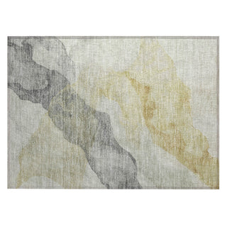 Piper Looms Chantille Abstract ACN2109 Beige Machine Washable Area Rug Scatter Main Image