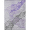 Piper Looms Chantille Abstract ACN2109 Lavender Machine Washable Area Rug main image