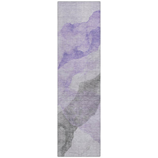 Piper Looms Chantille Abstract ACN2109 Lavender Machine Washable Area Rug Runner Main Image