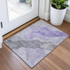 Piper Looms Chantille Abstract ACN2109 Lavender Machine Washable Area Rug Scatter Lifestyle Image Feature