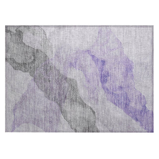 Piper Looms Chantille Abstract ACN2109 Lavender Machine Washable Area Rug Scatter Main Image