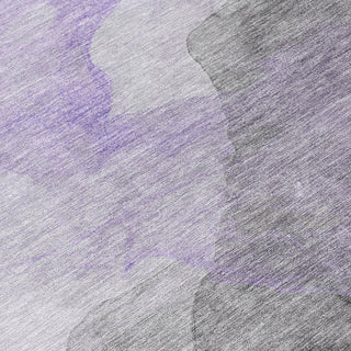 Piper Looms Chantille Abstract ACN2109 Lavender Machine Washable Area Rug Swatch Image