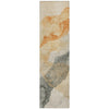 Piper Looms Chantille Abstract ACN2109 Orange Machine Washable Area Rug Runner Main Image