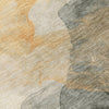 Piper Looms Chantille Abstract ACN2109 Orange Machine Washable Area Rug Swatch Image