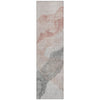 Piper Looms Chantille Abstract ACN2109 Salmon Machine Washable Area Rug Runner Main Image