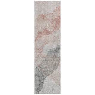 Piper Looms Chantille Abstract ACN2109 Salmon Machine Washable Area Rug Runner Main Image