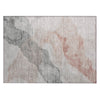 Piper Looms Chantille Abstract ACN2109 Salmon Machine Washable Area Rug Scatter Main Image