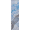 Piper Looms Chantille Abstract ACN2109 Sky Machine Washable Area Rug Runner Main Image