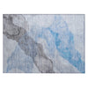 Piper Looms Chantille Abstract ACN2109 Sky Machine Washable Area Rug Scatter Main Image