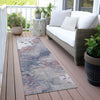 Piper Looms Chantille Abstract ACN2110 Blush Machine Washable Area Rug Runner Outdoor Lifestyle Image Feature