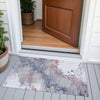 Piper Looms Chantille Abstract ACN2110 Blush Machine Washable Area Rug Scatter Outdoor Lifestyle Image Feature