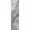 Piper Looms Chantille Abstract ACN2110 Green Machine Washable Area Rug Runner Main Image