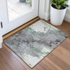 Piper Looms Chantille Abstract ACN2110 Green Machine Washable Area Rug Scatter Lifestyle Image Feature