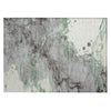 Piper Looms Chantille Abstract ACN2110 Green Machine Washable Area Rug Scatter Main Image