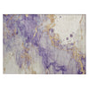 Piper Looms Chantille Abstract ACN2110 Purple Machine Washable Area Rug Scatter Main Image