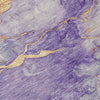 Piper Looms Chantille Abstract ACN2110 Purple Machine Washable Area Rug Swatch Image