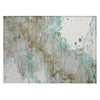 Piper Looms Chantille Abstract ACN2110 Teal Machine Washable Area Rug Scatter Main Image