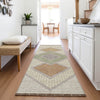 Piper Looms Chantille Geometric ACN2111 Brown Machine Washable Area Rug Runner Lifestyle Image Feature