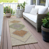 Piper Looms Chantille Geometric ACN2111 Brown Machine Washable Area Rug Runner Outdoor Lifestyle Image Feature