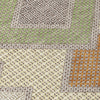 Piper Looms Chantille Geometric ACN2111 Brown Machine Washable Area Rug Swatch Image