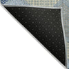 Piper Looms Chantille Geometric ACN2111 Denim Machine Washable Area Rug Backing Image