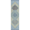 Piper Looms Chantille Geometric ACN2111 Denim Machine Washable Area Rug Runner Main Image