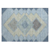 Piper Looms Chantille Geometric ACN2111 Denim Machine Washable Area Rug Scatter Main Image