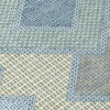 Piper Looms Chantille Geometric ACN2111 Denim Machine Washable Area Rug Swatch Image