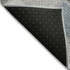 Piper Looms Chantille Geometric ACN2111 Gray Machine Washable Area Rug Backing Image