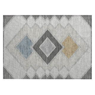 Piper Looms Chantille Geometric ACN2111 Gray Machine Washable Area Rug Scatter Main Image