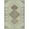 Piper Looms Chantille Geometric ACN2111 Green Machine Washable Area Rug main image