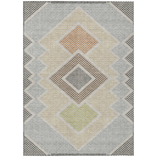 Piper Looms Chantille Geometric ACN2111 Pewter Machine Washable Area Rug main image