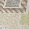 Piper Looms Chantille Geometric ACN2111 Pewter Machine Washable Area Rug Swatch Image
