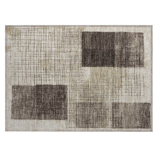Piper Looms Chantille Geometric ACN2112 Brown Machine Washable Area Rug Scatter Main Image
