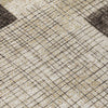 Piper Looms Chantille Geometric ACN2112 Brown Machine Washable Area Rug Swatch Image